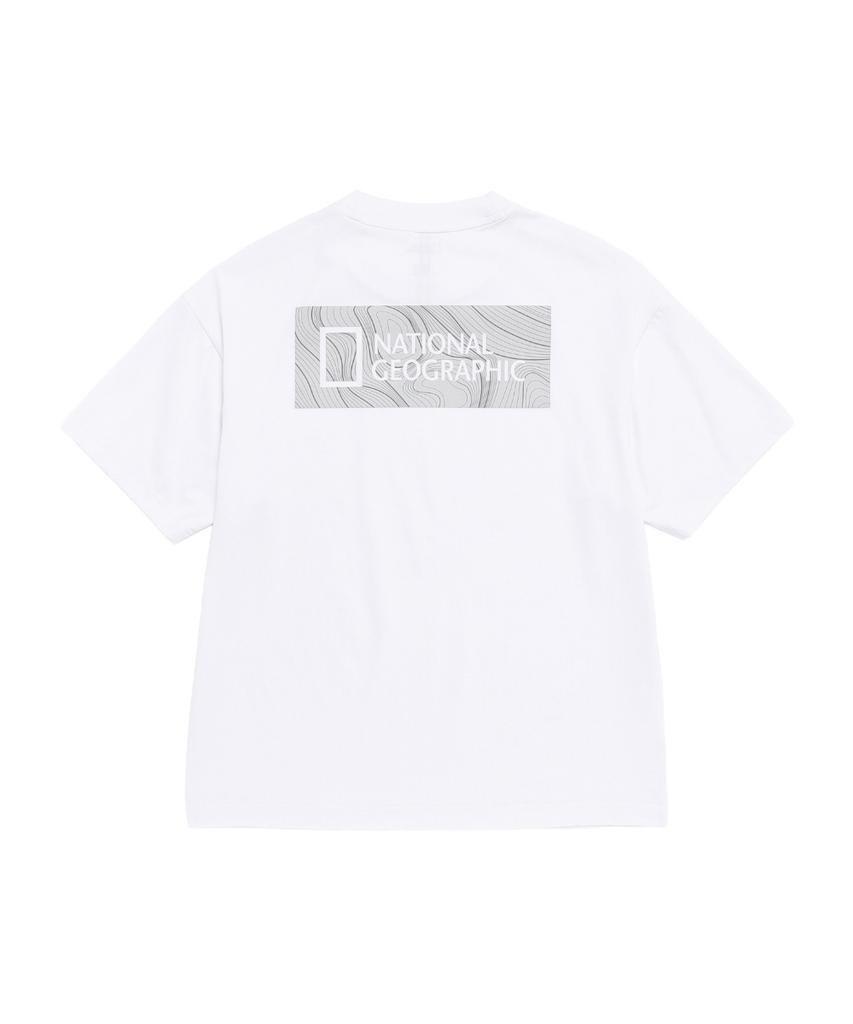 National Geographic N262Uts210 Urban Big Logo Short Sleeve T-Shirt White