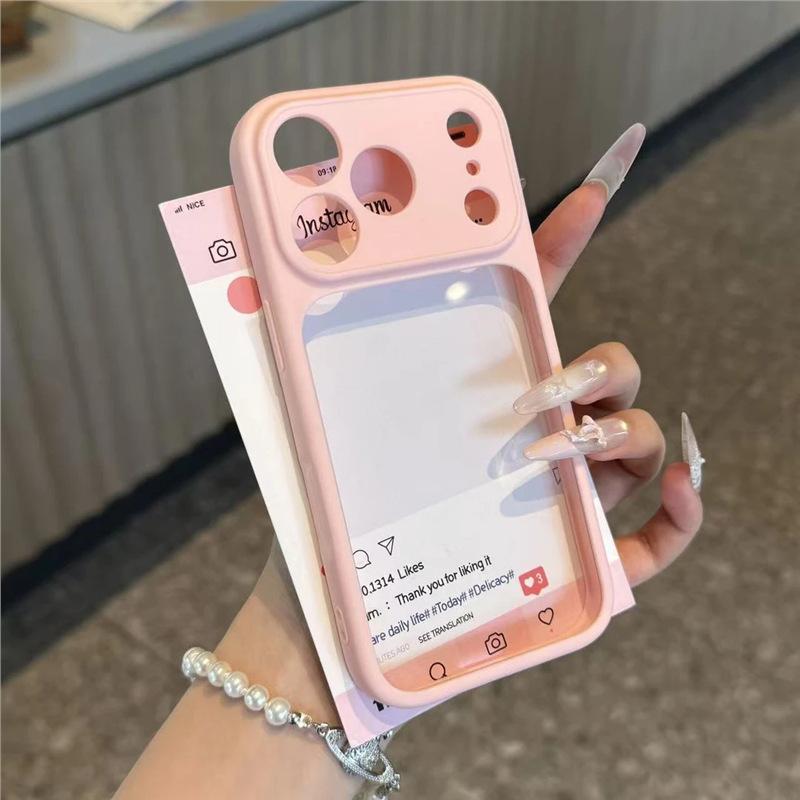 High Value Two-color Second Change 17 Suitable for Apple 16 Pro Large Window Mobile Phone Case 15/13/14 Soft 12 Protective Case