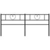 Replacement Headboard Metal Black 180 Cm
