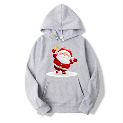 Christmas Santa Claus Pattern Fun Fashionable Hooded Sweatshirt Men Women Autumn Winter Casual Lazy Style Loose Hoodie