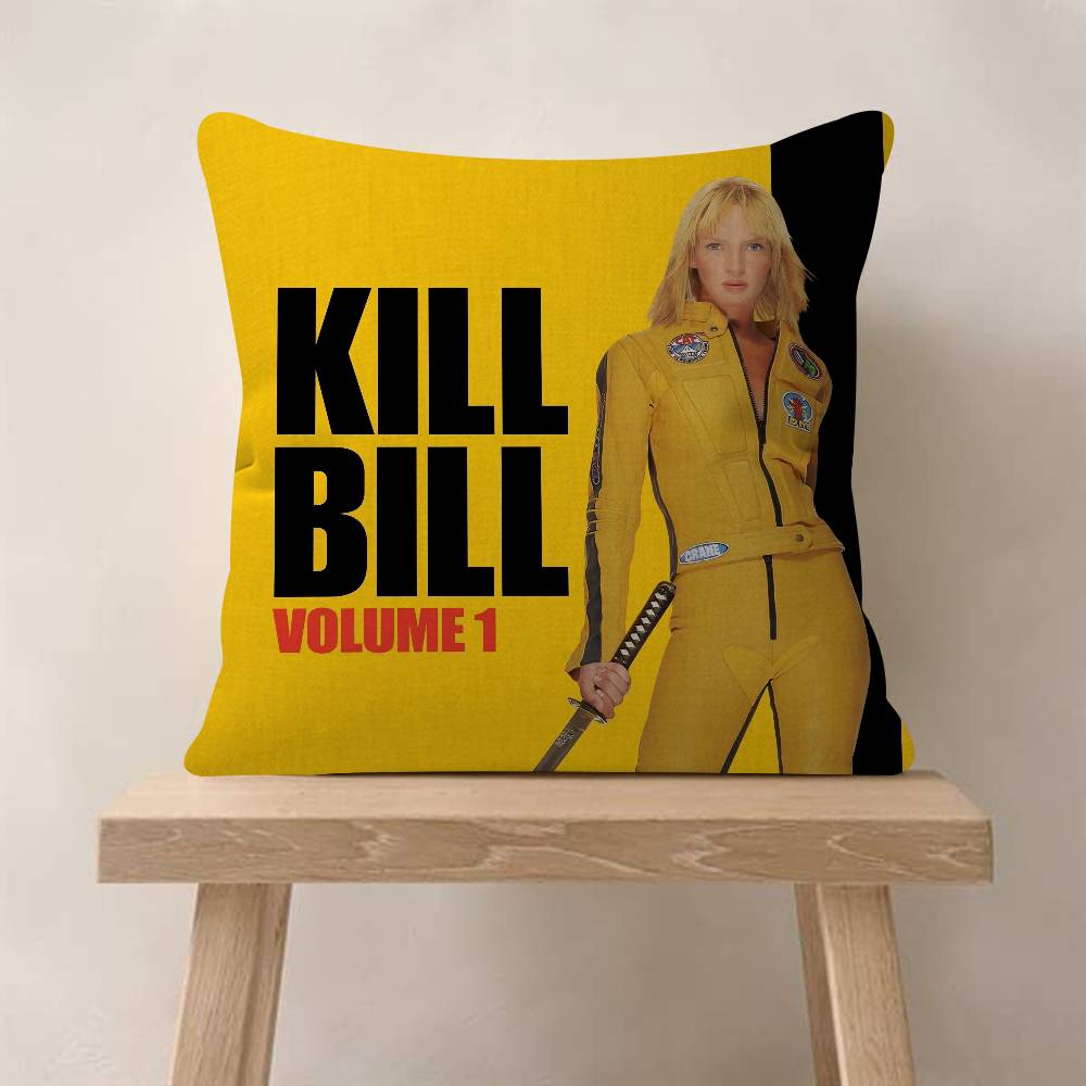 Klassieke Film KKill Bill Kussen Anime Kussen Bank Bed Hoofdkussenhoes Kussenhoes 45x45 cm Mode