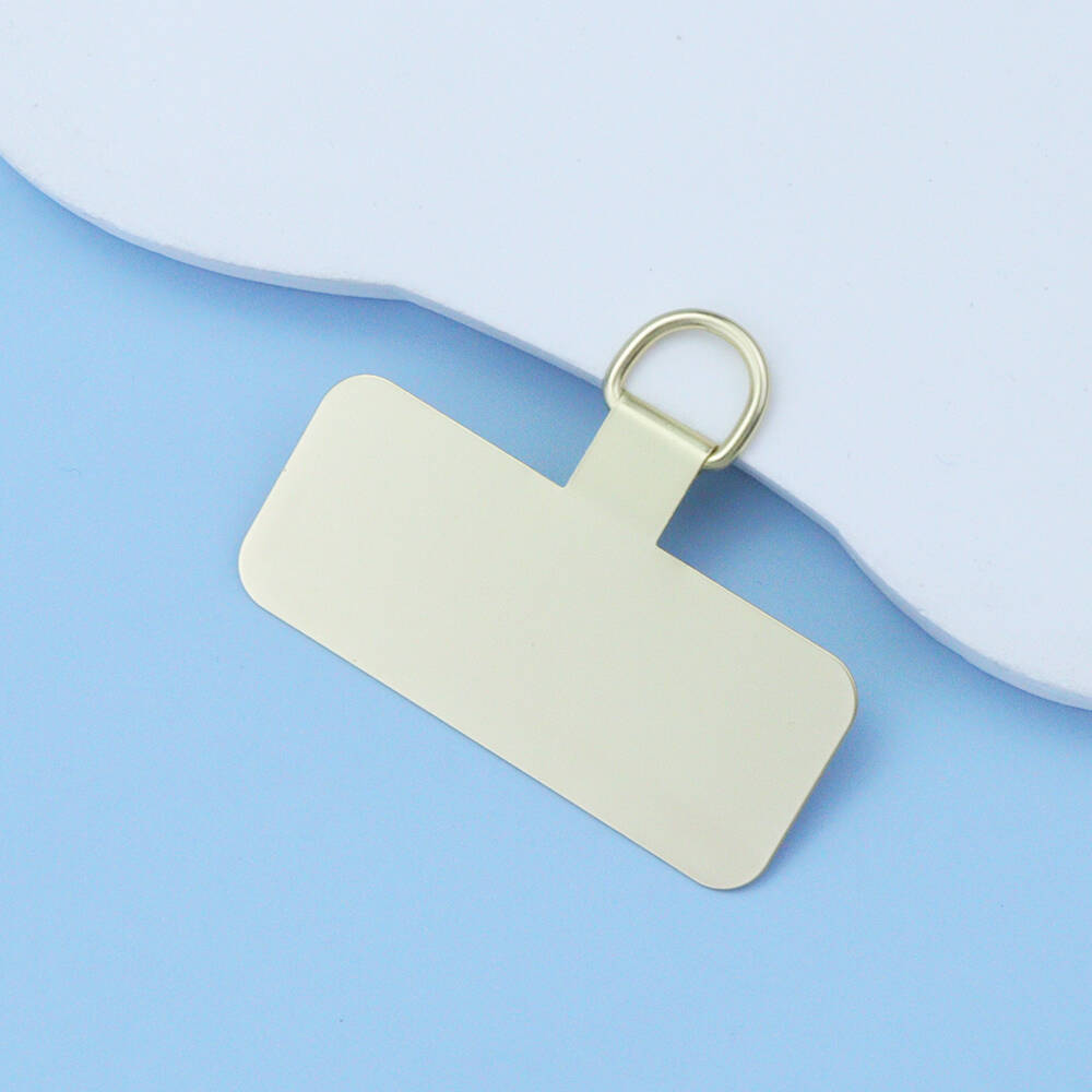 2 Pcs Universal Phone Lanyard Patch Metal Safety Slim Phone Strap Accessories