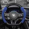 Carbon Fiber Leather Car Steering Wheel Cover For Alfa Romeo Giulia Stelvio Giulietta 159 147 156 Mito Sportiva Auto Accessories