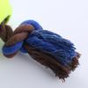 Plüsch Hundespielzeug Quietschende Tierkopf Tennisball Hund Kauspielzeug Interaktiver Seilknoten Zahnungsspielzeug für mittelgroße große Hunde Tauziehen Zahnpflege