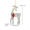 Christmas Tree Hanging Ornament Acrylic Decoration Elk Pendant for Outdoor