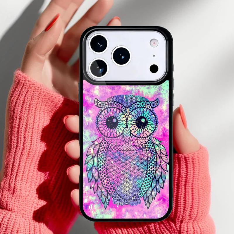 Bird Owl Nature Predator Phone Case for iPhone 17 16 15 14 13 Pro Max Back Cover for 12 11 Pro Coque