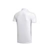 Li Ning Polo Shirts Unisex White Polo Collar Moderate Straight Fit APLN399-2-1