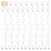 DIY Jewelry Making Finding Kit Include Stainless Steel Leverback Earring Findings Earring Hooks Jump Rings Ear Nuts and Brass Rings Mixed Color