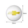 4Pcs 56mm Car Wheel Hub Cap Metal Emblem Sticker Accessories For Chevrolet Cruze Captiva Sonic Malibu Camaro Colorado Corsa Volt