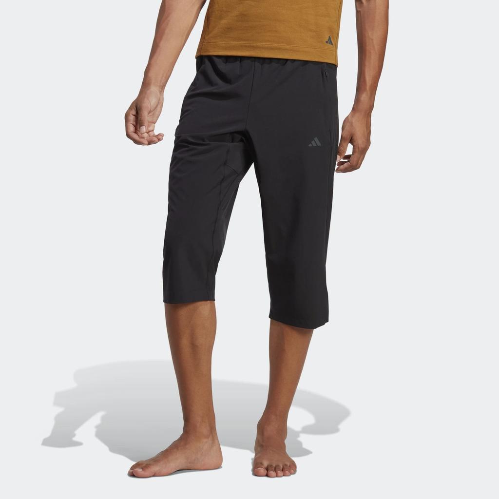 Adidas Casual Pants Men's Black Moderate Tapered Pants H44515