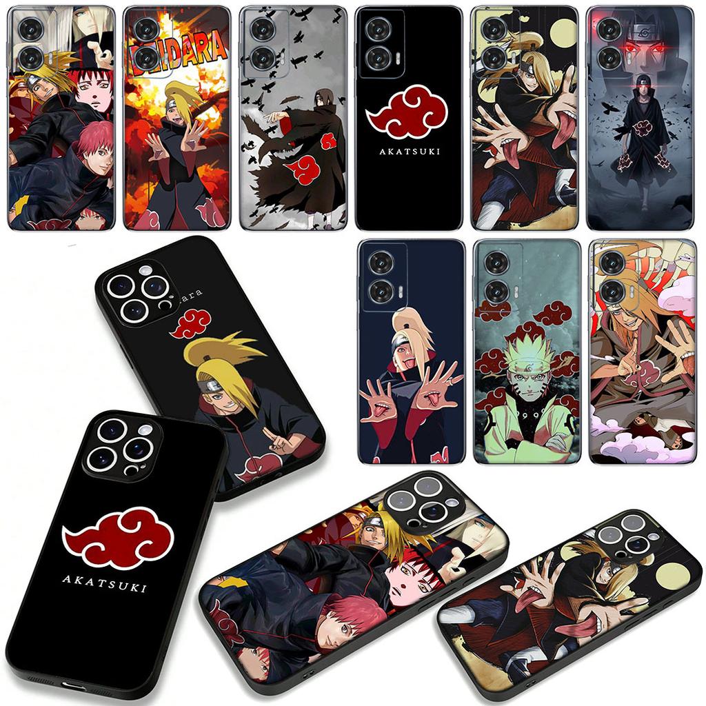 For Motorola Moto Edge 70 60 Fusion 40 NEO 20 Pro G56 G96 G71 G73 G41 G42 G51 G52 Case Deidara Akatsuki Narutos Itachi Uchiha