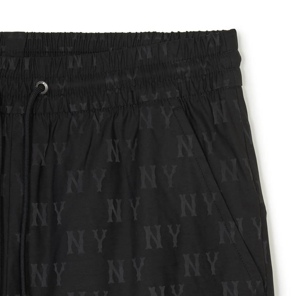 New MLB Knitted Sports Pants Unisex Black 3AWPM0141-50BKS