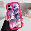 Blue Lock Reo Mikage Wavy Edge TPU Mobile Phone Case for iPhone 17 16 15 14 13 12 11 Air Pro Max Plus Colorful Cover