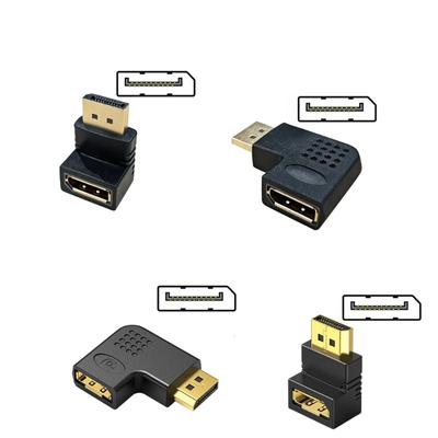 90 Degree Adapter Converter Male To Female Video Adapter Connector for Laptop Monitor Projectors
