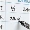 KOKUYO Board Marker Yokumieru Direct Liquid Cartridge Type Fine Point Black Set of 12 PM-B501DX12