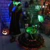 30.7in Halloween Decor Outdoor Large Witch Cauldron On Tripod Black Plastic Bowl Party Hocus Pocus Candy Bucket For Yard Lawn