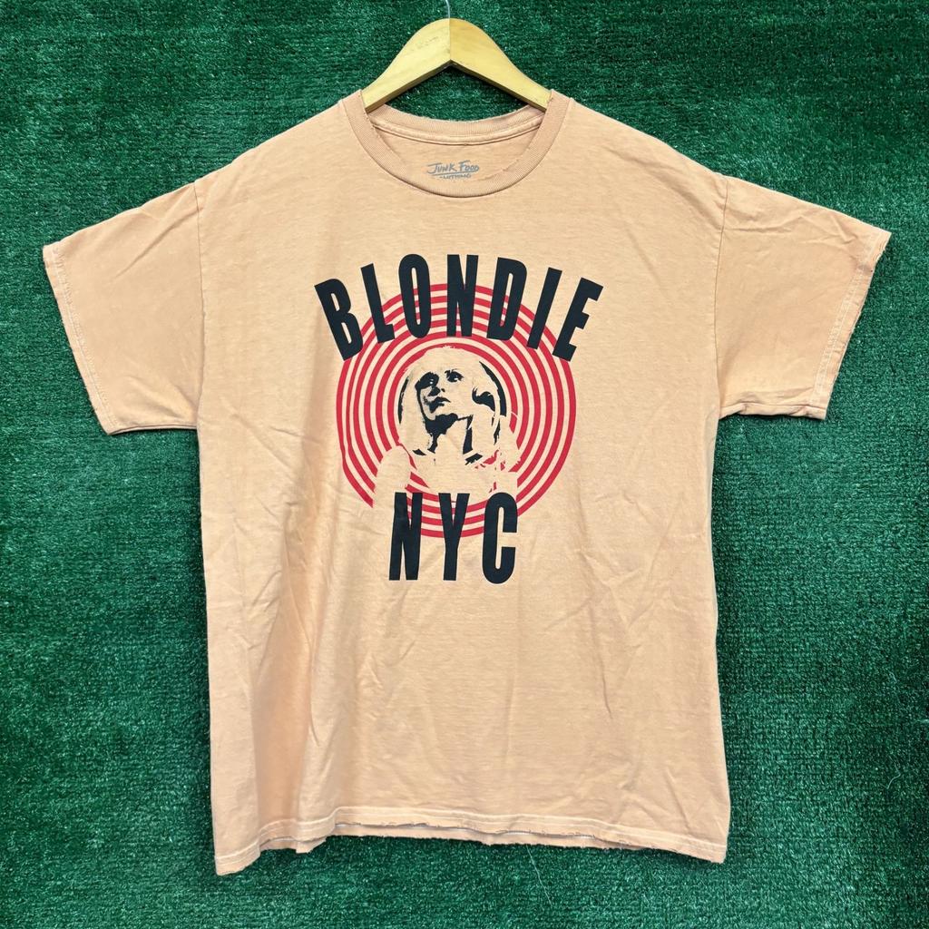 Junk Food Clothing x Blondie NYC Rock Band T-Shirt Size Large Unisex T-Shirt