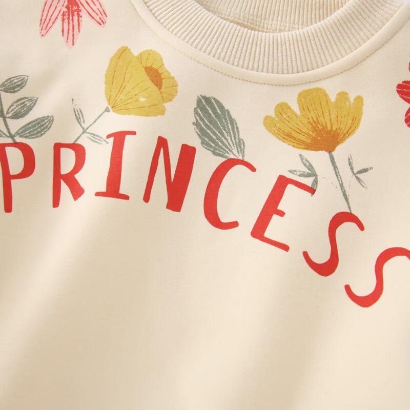 JELLYBABY Girls' Flower Print Casual Long Sleeve Sweatshirt