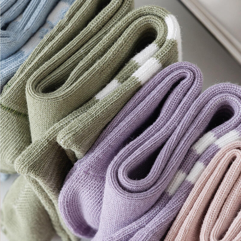 Haruyang Women s Pilates 2-Line Socks 8 Sets 8 sets of 1 pair of each color