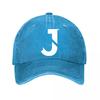 Vintage J Baseball Cap Washed Baseball Cap