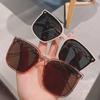 Fashion Sunglasses Women Luxury Large Frame Sun Glasses UV400 Protective Eyewear New Lady Traveling Shade Female