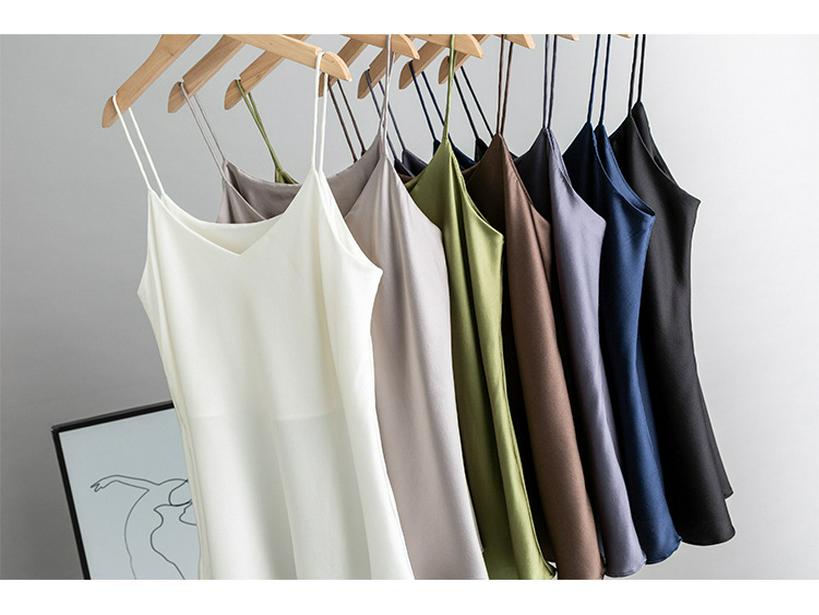 Summer 2025 Double Layer Silk Camisole Women’s Mulberry Bandeau Vest