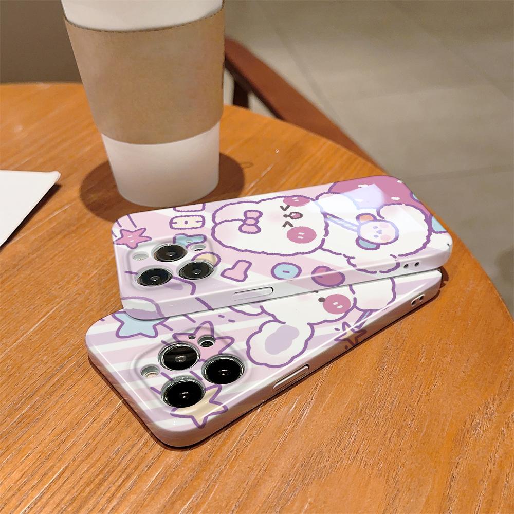 All-inclusive-Film-Telefonhülle, Cartoon-Modedesign, Hartschale, vollständige Abdeckung, stoßfeste Kamera-Schutzhülle für OPPO Realme OnePlus Infinix Tecno