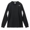 Träningskläder Snabbtorkande Långärmad Fuktavledande L T-shirt, Transporterar bort fukt, Torkar snabbt, K2JACM93, Svart,