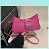 Retro Texture Patchwork Minimalist Fashion Spring 2024 New Trendy Handbag Shoulder Bag