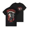 Bad Omen Band Metal Core Rock American Vintage Loose Casual Print Short Sleeve Unisex  Summer Fashion Crew Neck T-Shirt#Color
