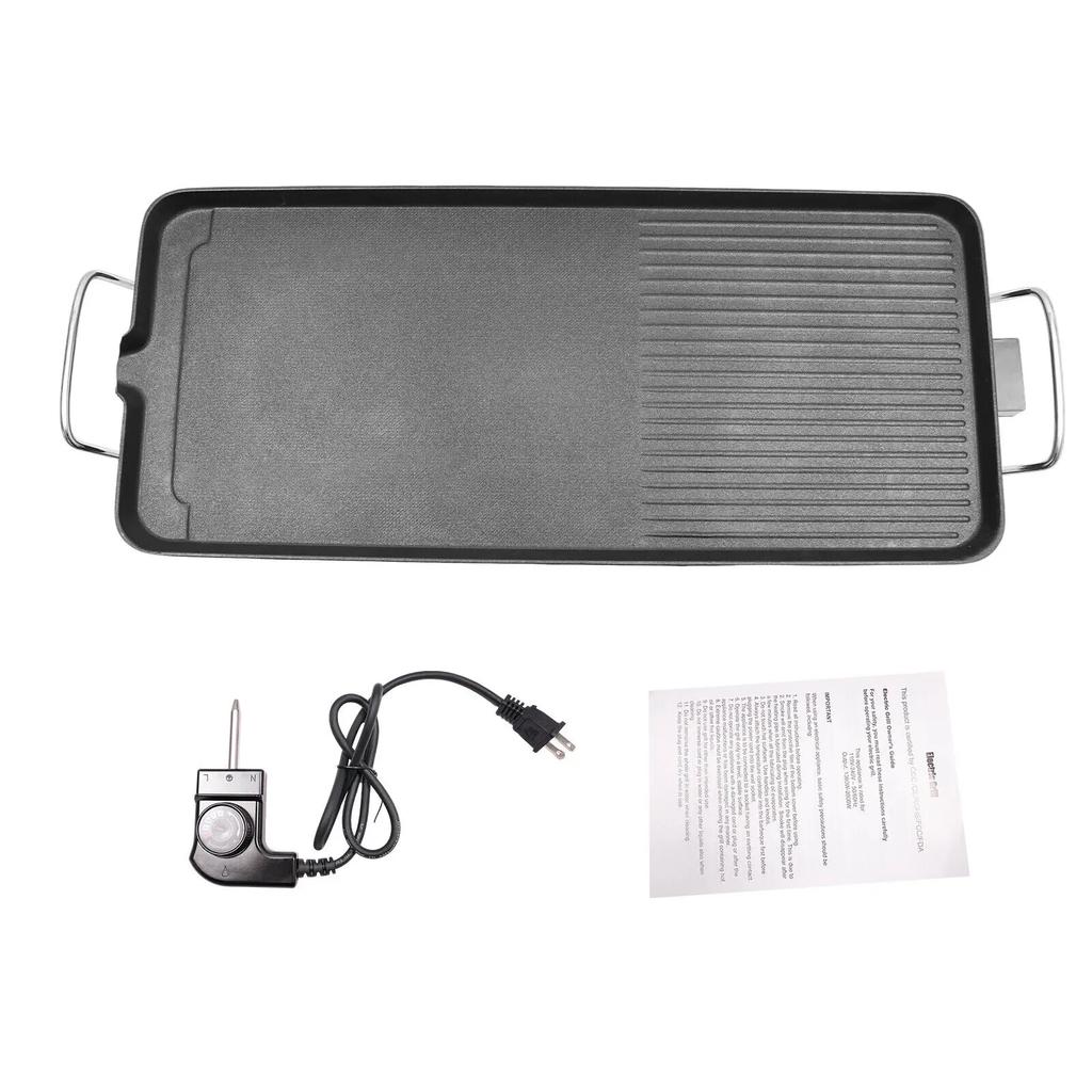 Smokeless Outdoor Electric BBQ Grill - Portable Electric Barbecue 1500W