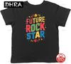 Future Rock Star Kids TShirt Music Punk Indie Pop Childrens Boys Girls Gift In Harajuku T Shirts Cool Vintage Casual Top Retro