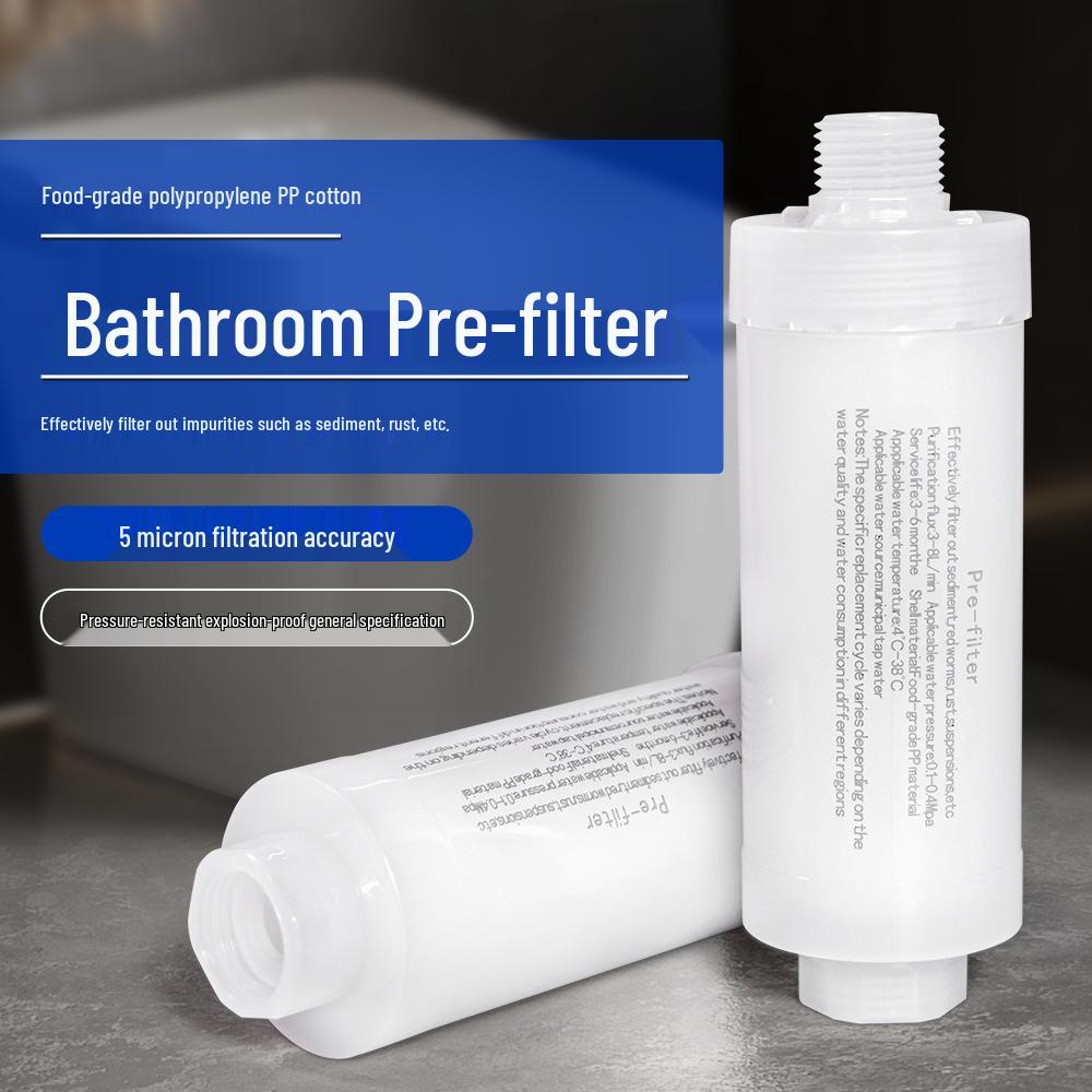 Universal Water Purifier: Shower, Washing Machine, Toilet & Pre-filter with PP Cotton Cartridge