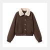 MJ STYLE Women's Winter Padded Lapel Jacket