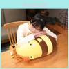 Adorable Coussin Peluche Abeille Jaune Animal en Peluche Doux Pour Sieste Créative et Décor de Canapé