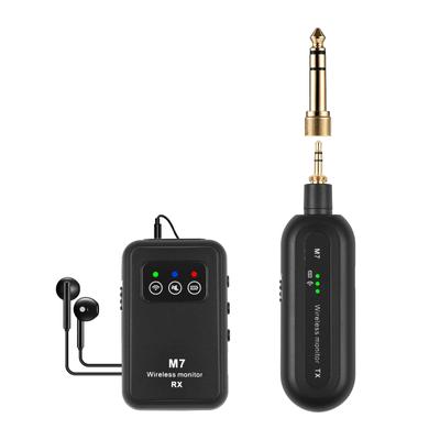 2.4G Bezprzewodowy system monitorowania dousznego Stereo 90 stopni Obrót nadajnika i odbiornika Automatyczne parowanie