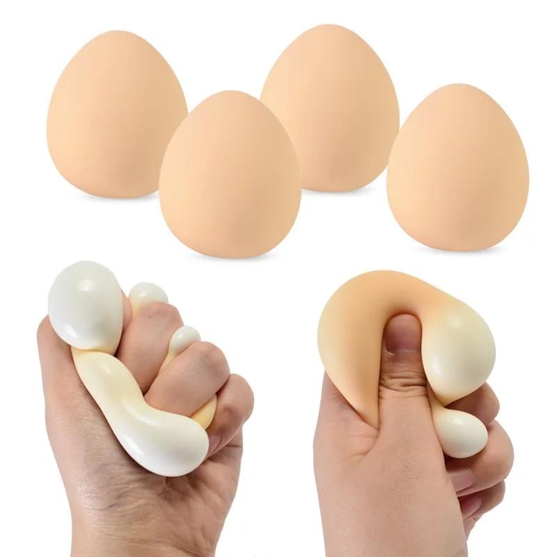 Egg Antistress Fidget Interesting Toys Squishy Squeeze Toys Elastic  Funny Stress Relief Games Mini for Children Best Gift