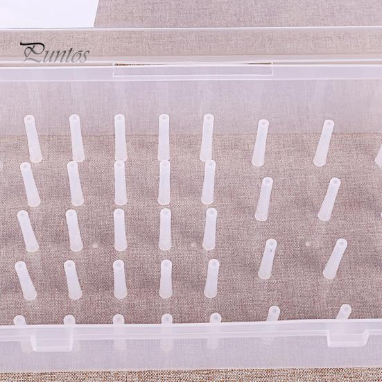 42 Axis Sewing Threads Box Transparent Needle Wire Storage Organizer Containers