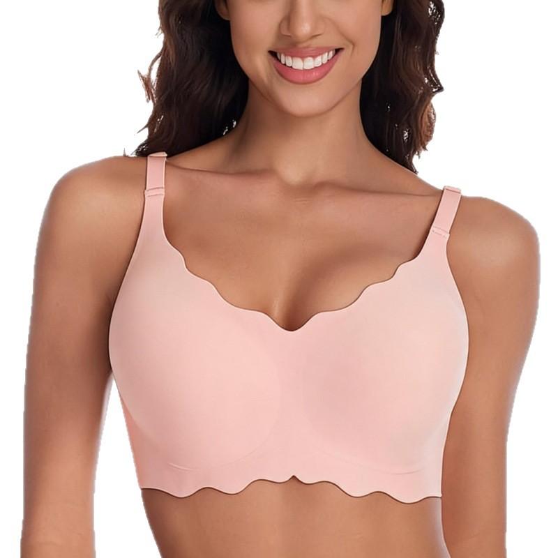 Nahtloser kabelloser Tank-Sport-BH für Damen, europäische Größe, weiche Gelee-Passform, Komfort, tägliche Intimwäsche