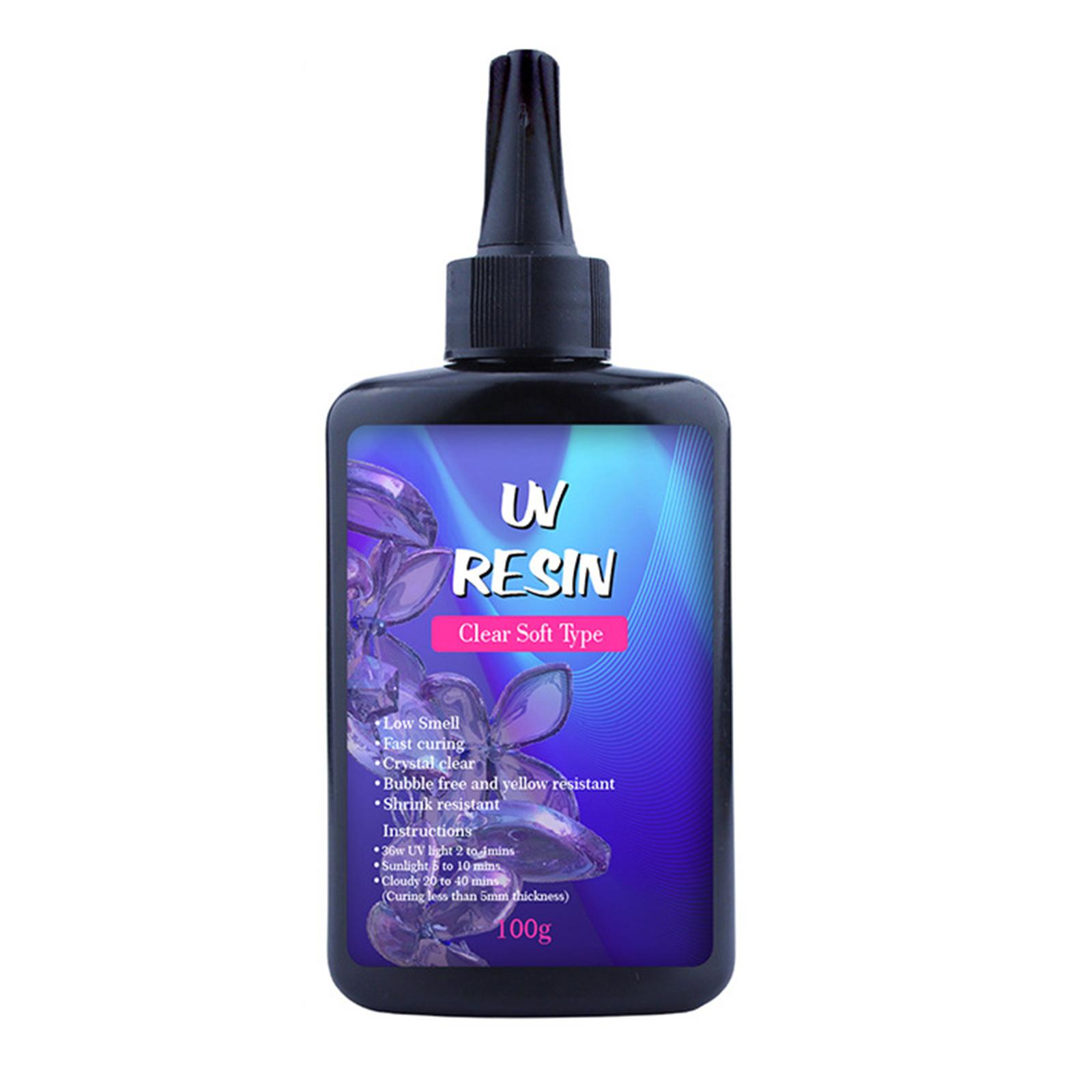 

Soft Dropping Glue Comfortable UV Curing Epoxy Resin Solar Cures Sunlight Activated Adhesive Practical Transparent Glue