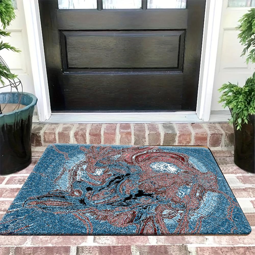 1pc Flannel Mat Marvel Superheroes Bathroom Mat, Multi-Size, Multi-Functional Daily Use, Suitable for Bathroom, Entrance, Laun