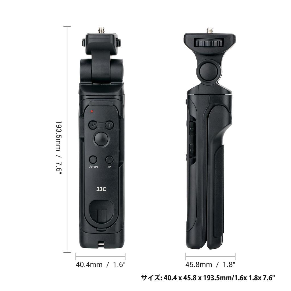 JJC Trikojo Rankena Belaidė Fotografavimo Rankena Suderinama su Sony Belaidis Nuotolinio Valdymo Pultas Asmenukių Lazda 360 Laipsnių Pasukimas 180 Laipsnių Pakreipimas VLOG Trikojis Suderinamas su