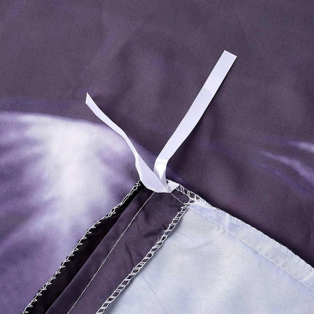 Skull Duvet Cover Set King, Skull Beauty Printed Duvet Cover Set Ride or Die Motor Bedding Set,Corner Tipes Gothic Skull Bedding