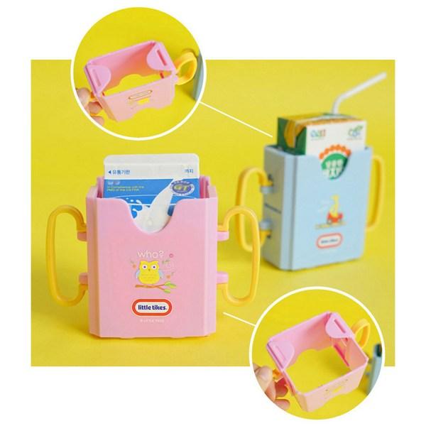 Little Tikes Milk Case + Mini Pack Holder, Pink Owl, 1 Set