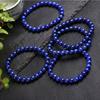 Natural Lapis Lazuli Bracelet Unpolished, unglued imperial lapis lazuli bracelet Crystal jewelry with lapis lazuli