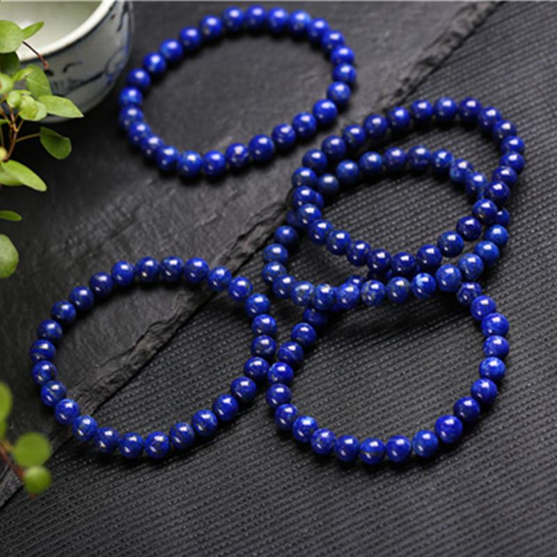 Natural Lapis Lazuli Bracelet Unpolished, unglued imperial lapis lazuli bracelet Crystal jewelry with lapis lazuli