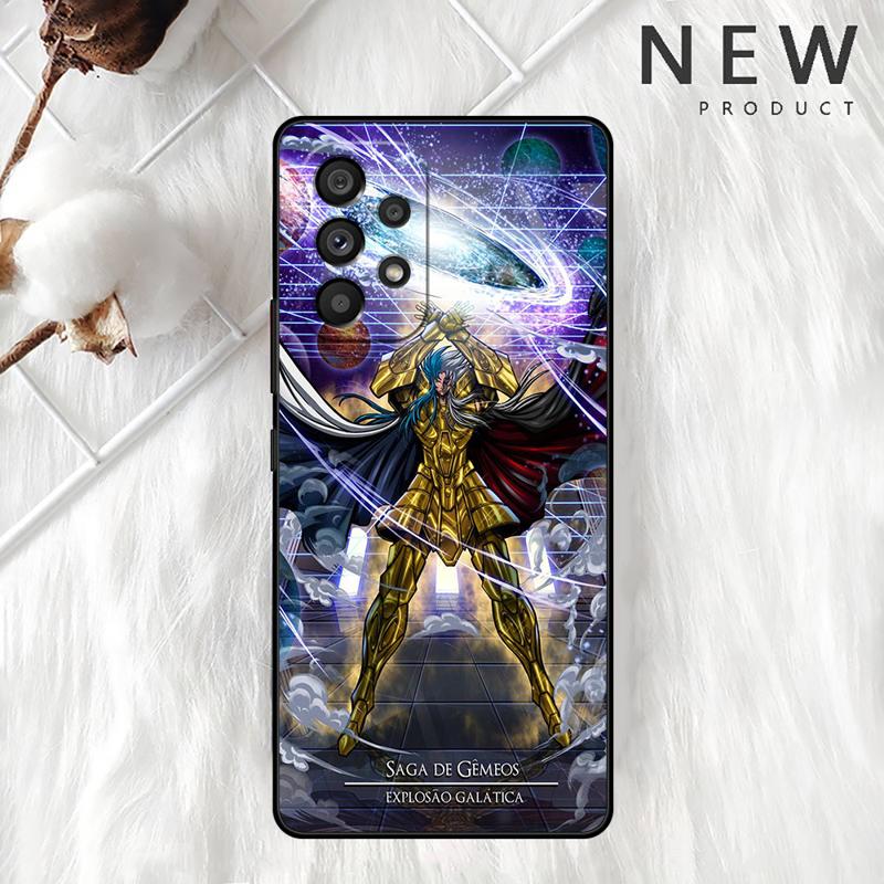 Saint Seiya Anime Case For Samsung Galaxy A54 A52 A14 5G A53 A12 A13 A71 A23 A34 A33 A21s Phone Cover