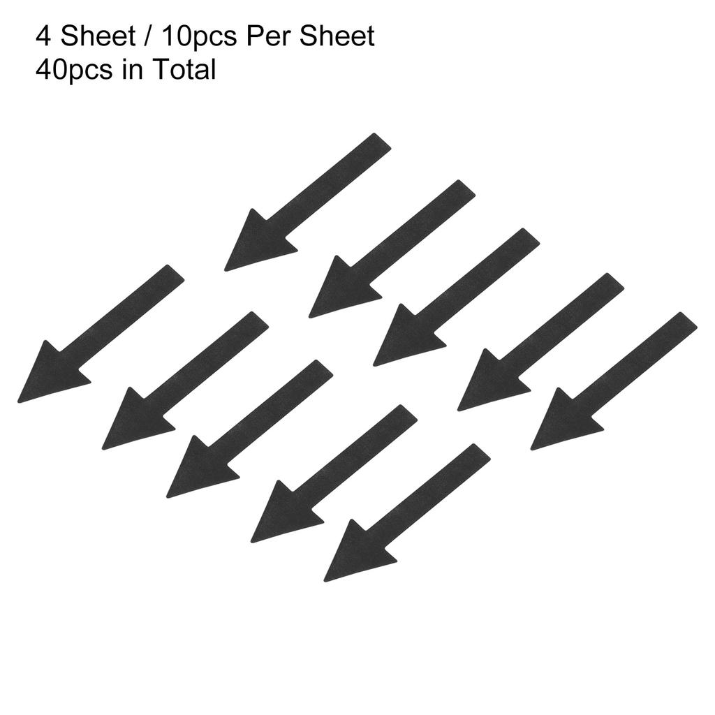 4/6/10Sheet Arrow Sticker Directional Sign PVC Self-Adhesive Label Stickers Removable Floor Decal for Floor Wall Marking 6Colors
