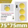 Gold Thermal Adhesive Round Sticker Paper for Lunch Box & Food Retention Labels