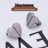 Heart-Shaped Magnetic Curtain Tiebacks with Light-Blocking Metal Button Closure